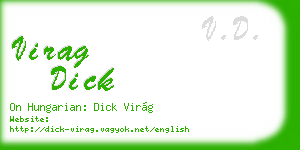 virag dick business card